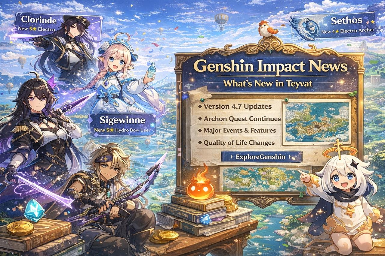 Genshin impact news - what's new in teyvat